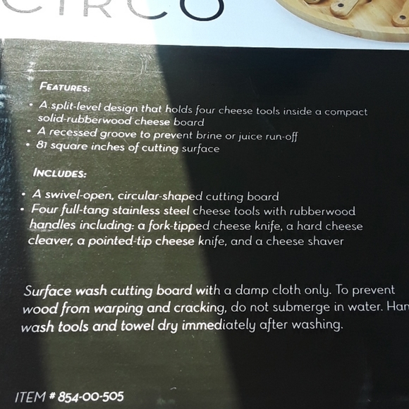 New cheeseboard with tools - Picture 3 of 3